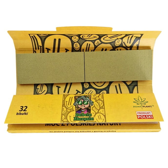 Bibułka Konopna King Size Slim + Tips Babcia Marysia