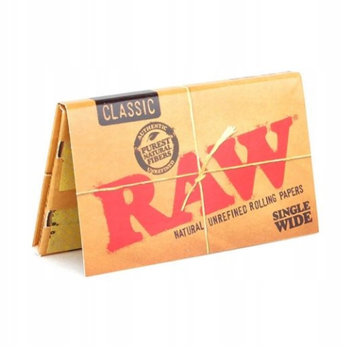 BOX - 25 x Bibułka RAW Classic Double Single Wide