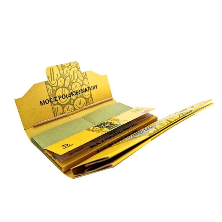 Bibułka Konopna King Size Slim Tips + Tacka Babcia Marysia