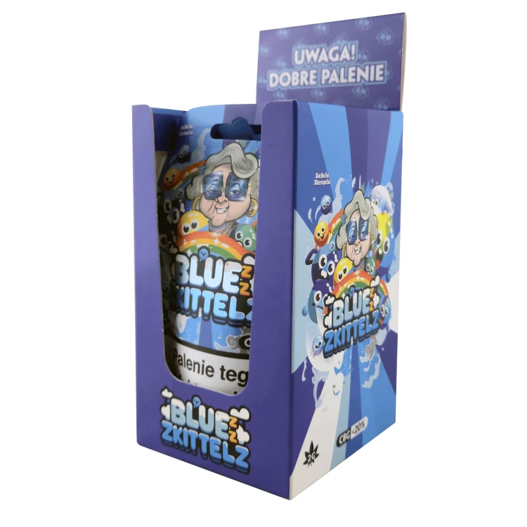 BOX - 5 x Susz CBD Speciały Babci Marysi - BLUE ZKITTLEZ 2g