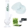 BONGO PLANT fajka wodna 30 cm 14,5 mm + MŁYNEK + SITKA + SAMARKI G-ROLLZ