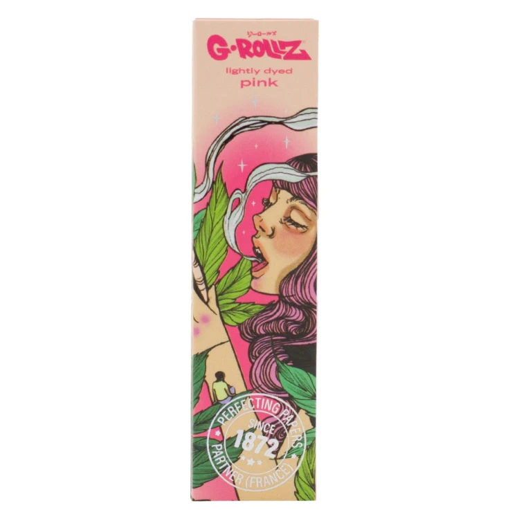 Bibułki G-Rollz Colossal Dream +Tips Pink KS Slim