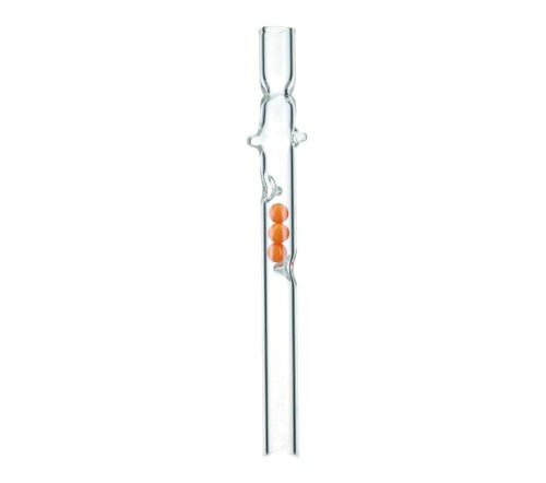 Lufka szklana S2 Neon Orange Spherule Strait 12cm