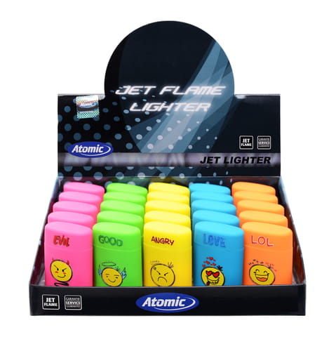Zapalniczka Atomic Jet Emoji NEON