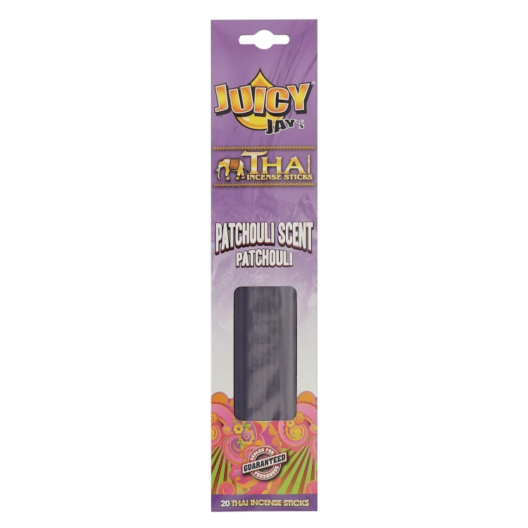 BOX - 12 x Kadzidła Juicy Jay's potchouli 20szt/paczka