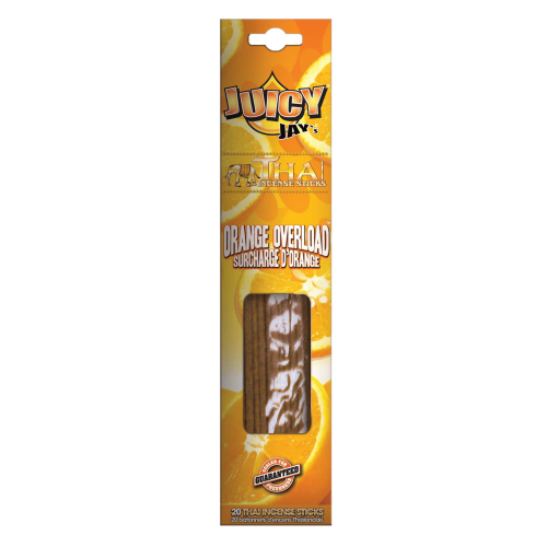BOX - 12 x Kadzidła Juicy Jay's pomarańcza 20szt/paczka