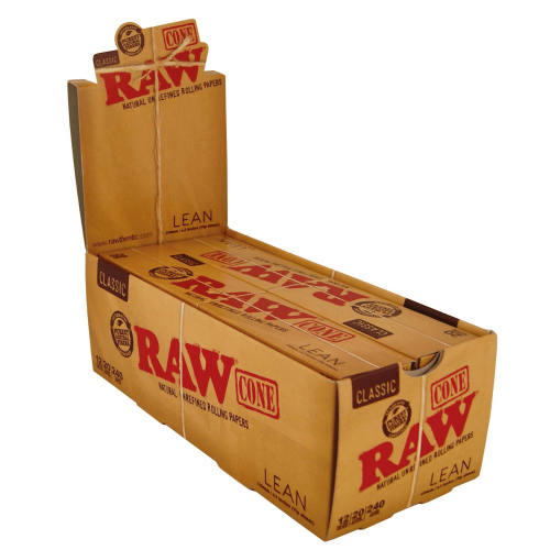 BOX 12 x Zestaw Stożków RAW Cone Lean - 20 szt.