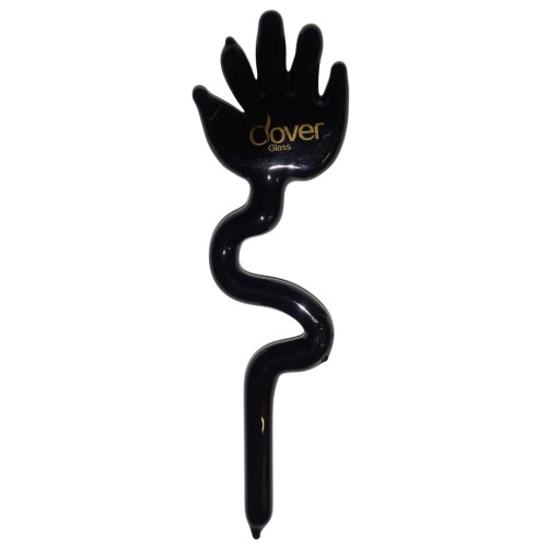 Dabber szklany "Czarna Łapka" CLOVER HAND do olejku 10 cm