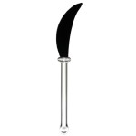 Dabber Szklany "Czarna Maczeta" CLOVER MACHETE do olejku 13 cm