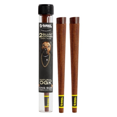 Bibułki skręcone G-Rollz Dog Natural OGK 2 szt.