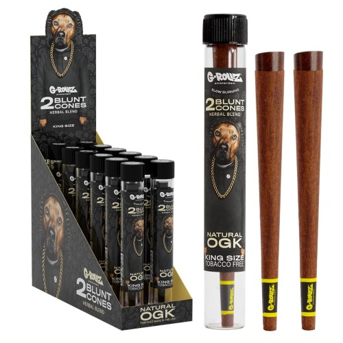 Bibułki skręcone G-Rollz Dog Natural OGK 2 szt.