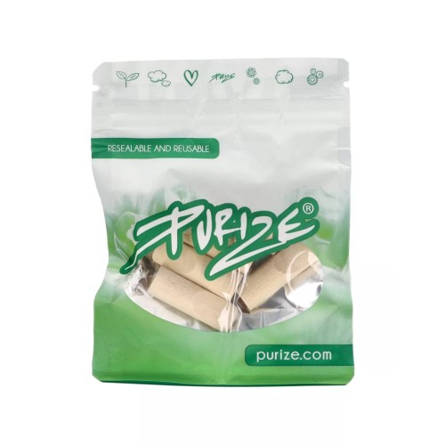 Drewniane ustniki Purize do filtrów XTRA Slim 5 szt. CYTRYNA