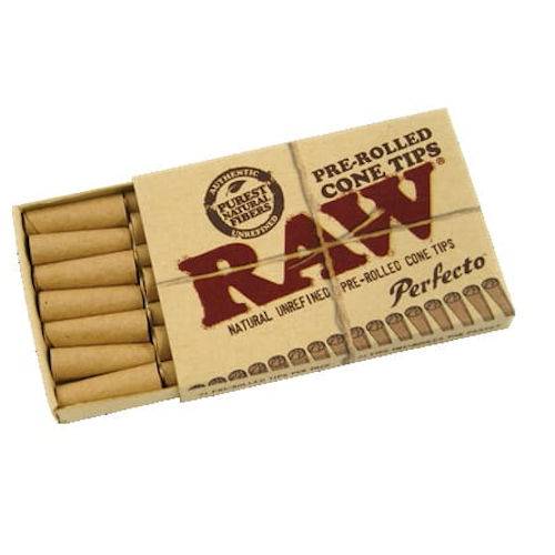 Ustniki papierowe RAW Perfecto PREROLLED CONE TIPS