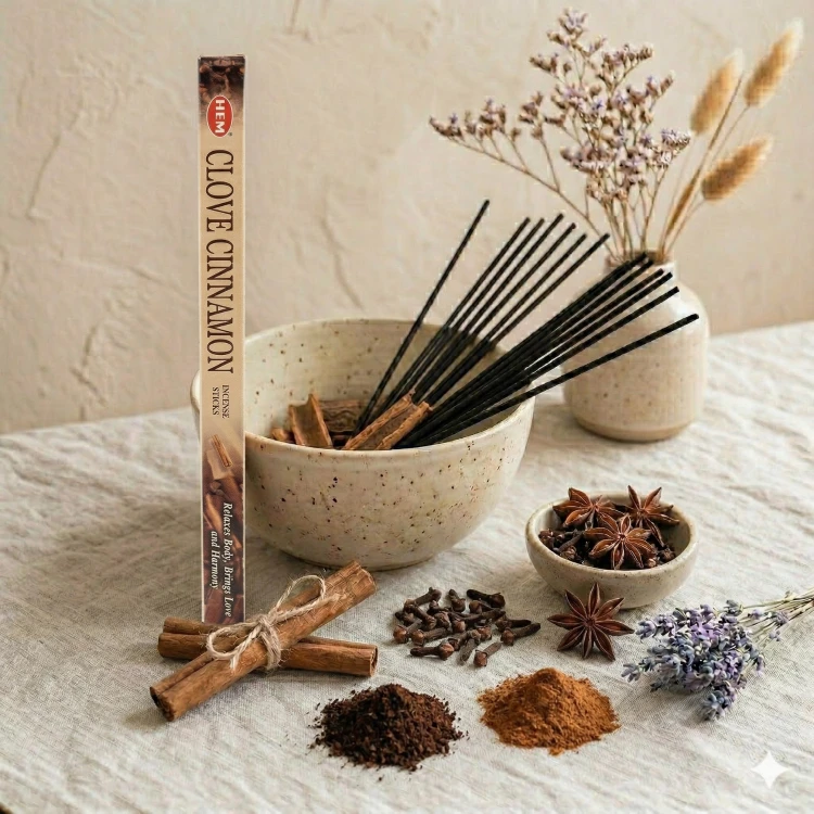 Kadzidełka zapachowe HEM Clove - Cinnamon