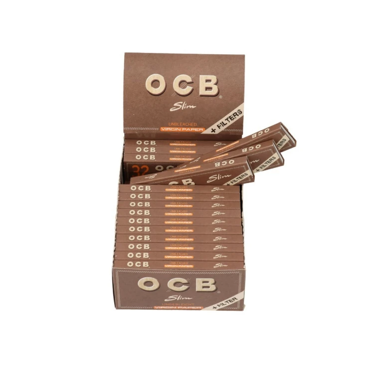 Bibułka OCB VIRGIN - King Size Slim + Tips