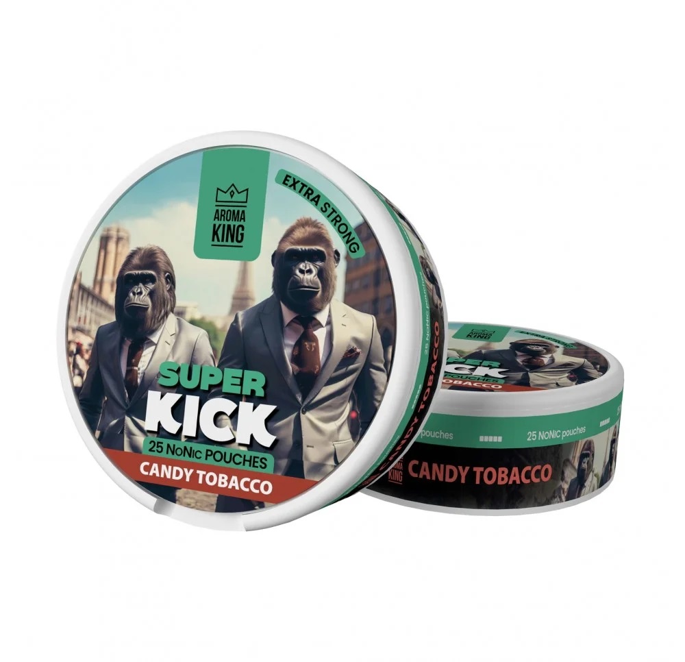 Saszetki bezznikotynowe Aroma King Super Kick Candy Tobacco 25 sztuk, aroma king 
