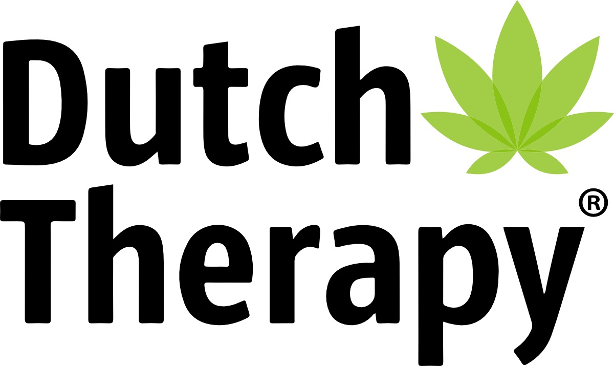 logo dutch therapy, Shot konopny Green Out® x Mops