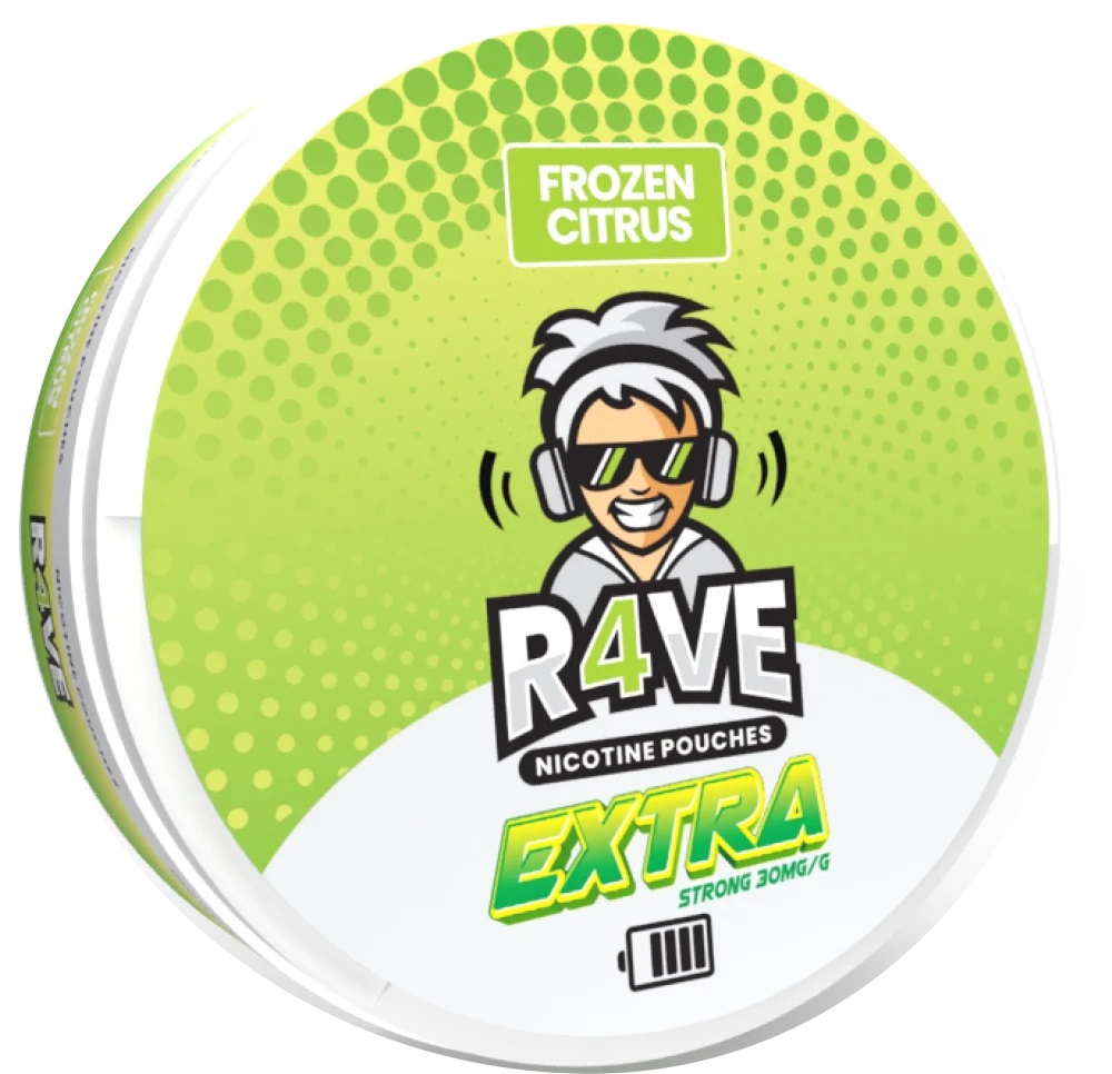 Saszetki nikotynowe R4VE Frozen Citrus Extra Strong 30 mg/g, R4VE 
