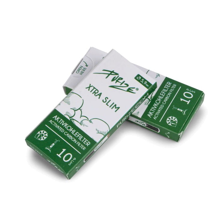 Zdjęcie przedstawia produkt Filterki Purize Xtra-slim 10 szt..