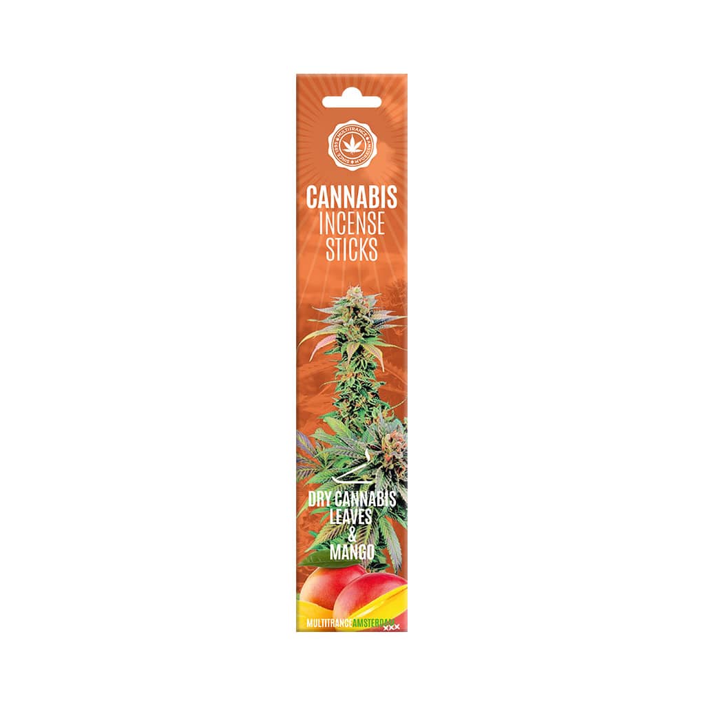 Zdjęcie przedstawia produkt Konopne kadzidełka zapachowe - Mango.