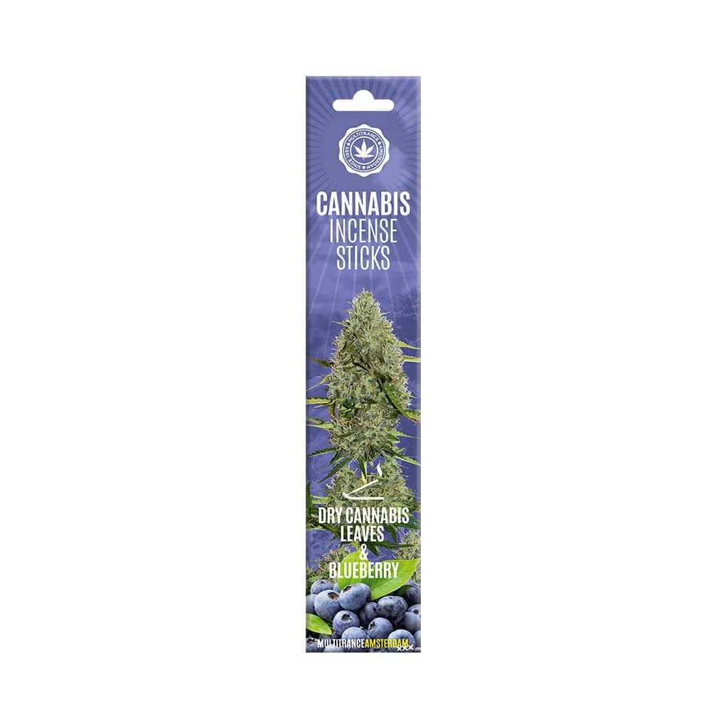 Zdjęcie przedstawia produkt Konopne kadzidełka zapachowe - Jagoda (Blueberry).