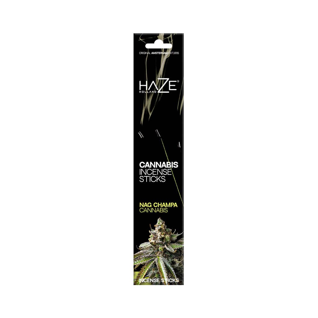 Zdjęcie przedstawia produkt Konopne kadzidełka zapachowe HaZe - Nag Champa.