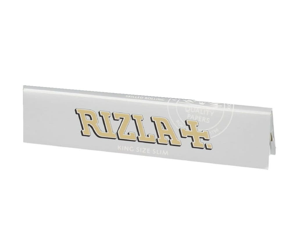 Zdjęcie przedstawia produkt Bibułka RIZLA KING SIZE SLIM || Srebrna.