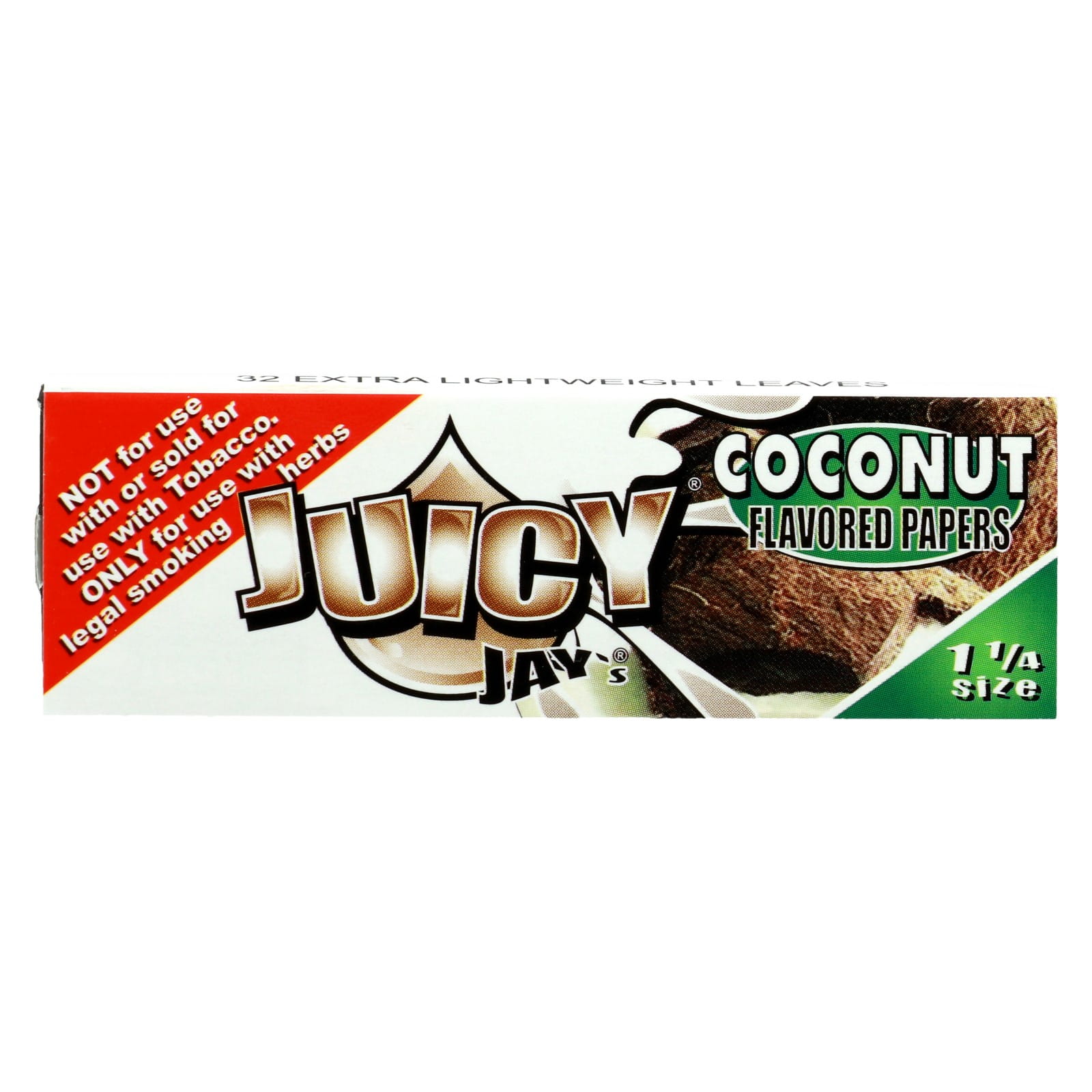 Zdjęcie przedstawia produkt Bibułka Juicy Jay's 1 1/4 kokos.