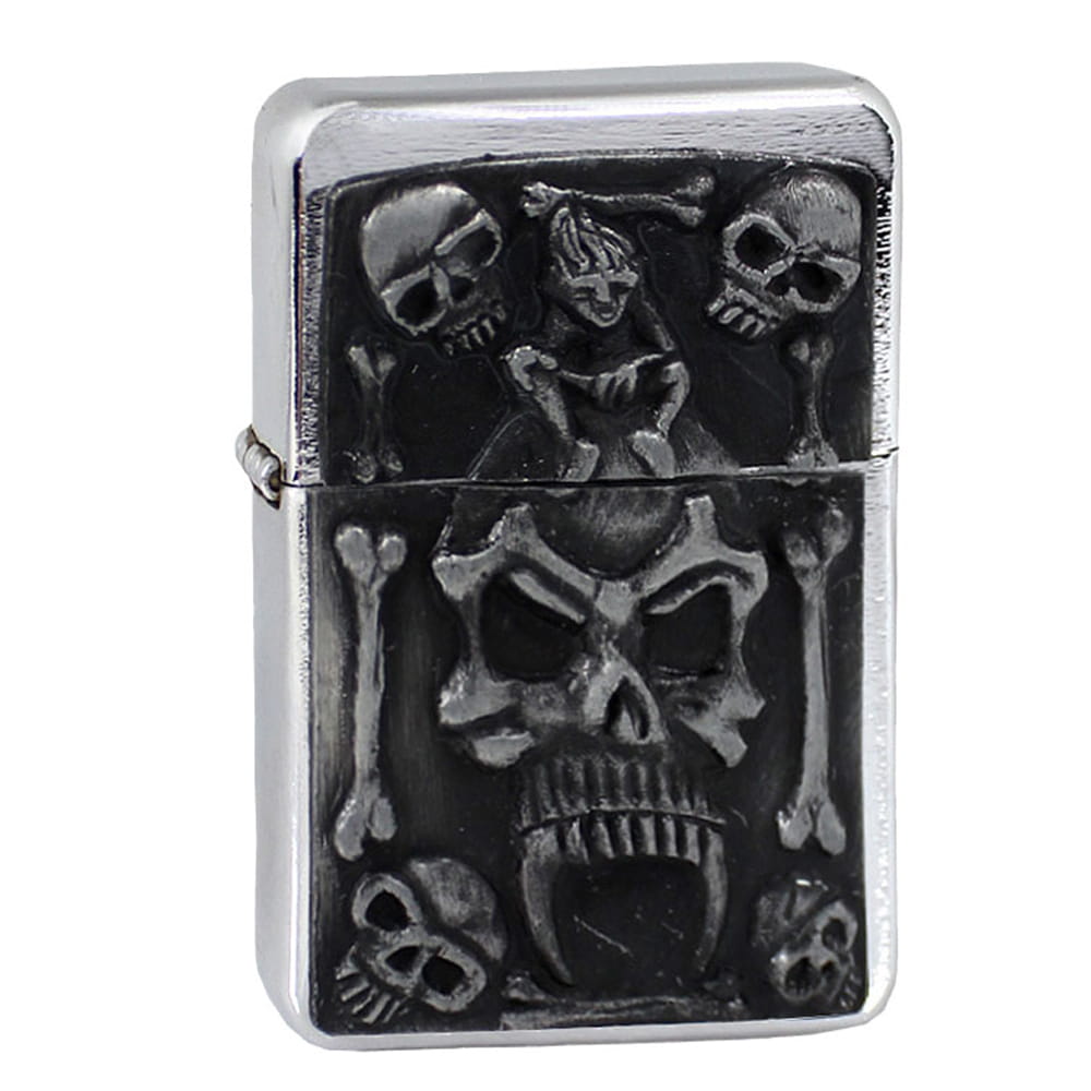 Zdjęcie przedstawia Zapalniczka benzynowa Tasman Skull II.
