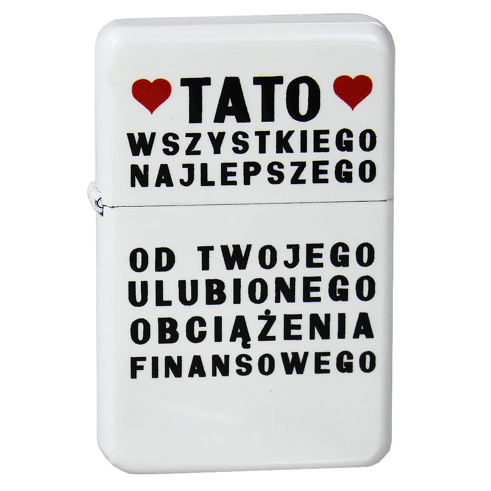 Zdjęcie przedstawia Zapalniczka benzynowa Tasman Dzień Ojca.
