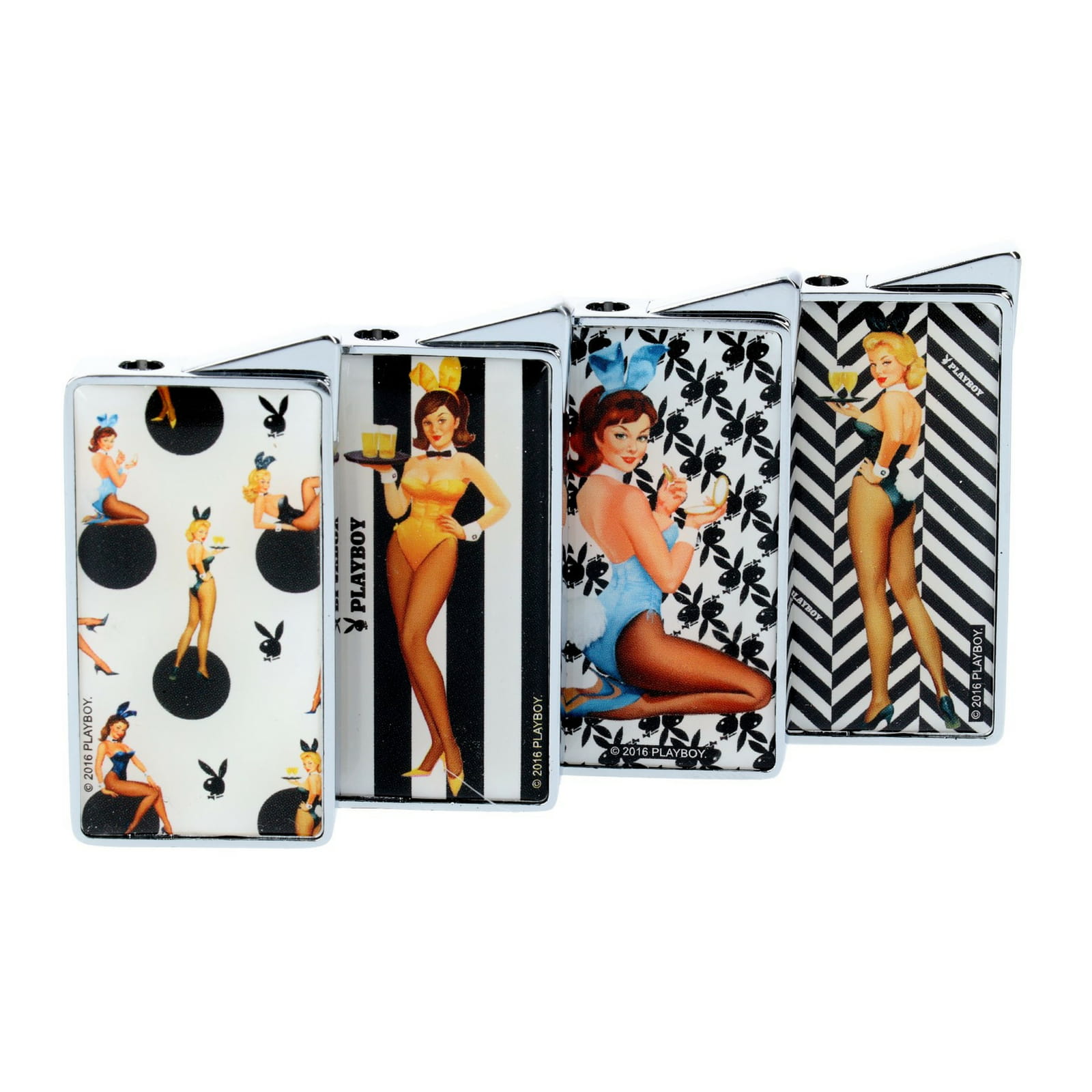 Zdjęcie przedstawia Zapalniczka piezo PLAYBOY Pin Up Card.