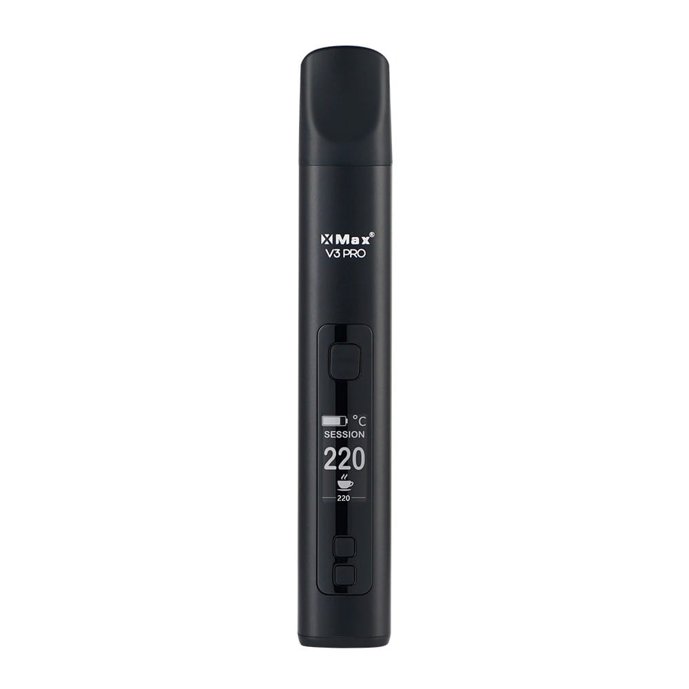 Zdjęcie przedstawia produkt X-Max V3 Pro - Waporyzator przenośny do suszu - Czarny.