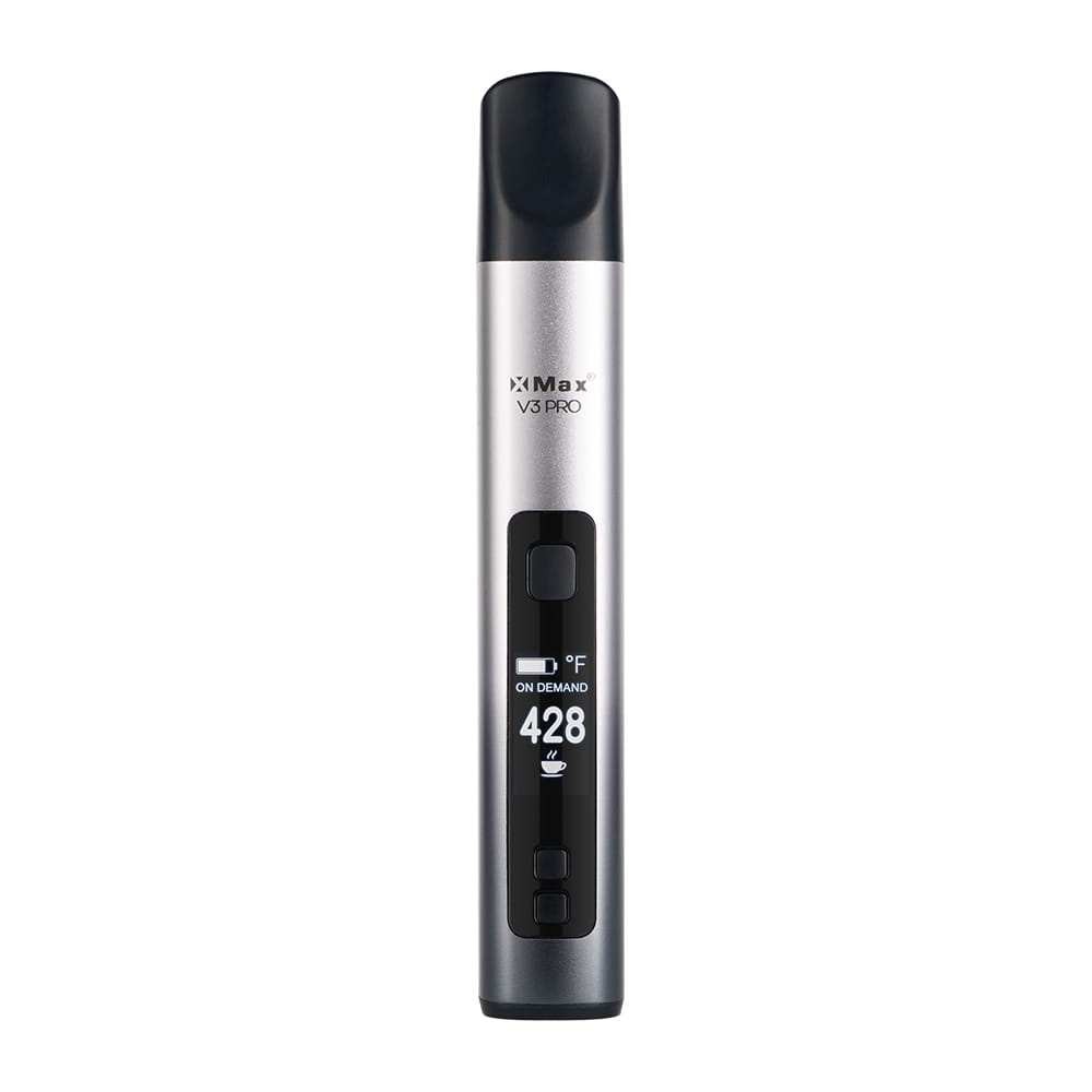 Zdjęcie przedstawia produkt X-Max V3 Pro - Waporyzator przenośny do suszu - Srebrny.