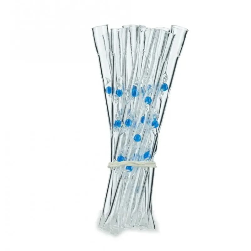 Zdjęcie przedstawia Lufka szklana S4 Blue Strait 10,5cm 10szt.