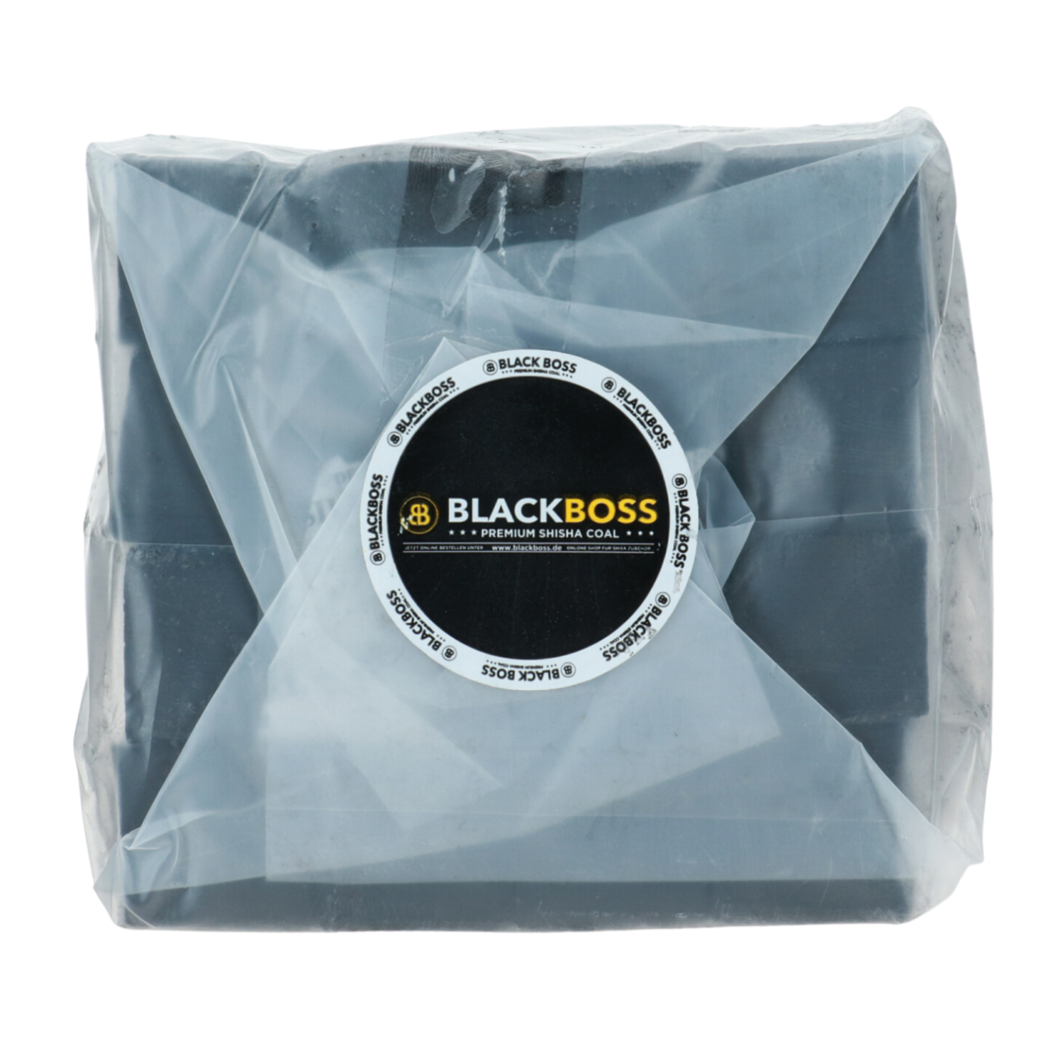 Zdjęcie przedstawia produkt Węgielki do shishy kokosowe BlackBoss 1kg.