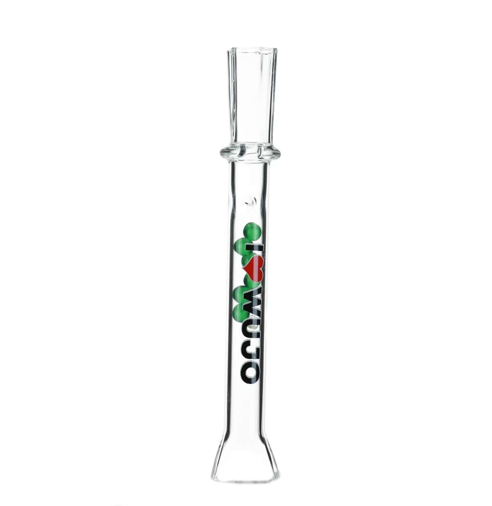 Zdjęcie przedstawia Lufka szklana GREEN BALLS WUJO 11 cm.