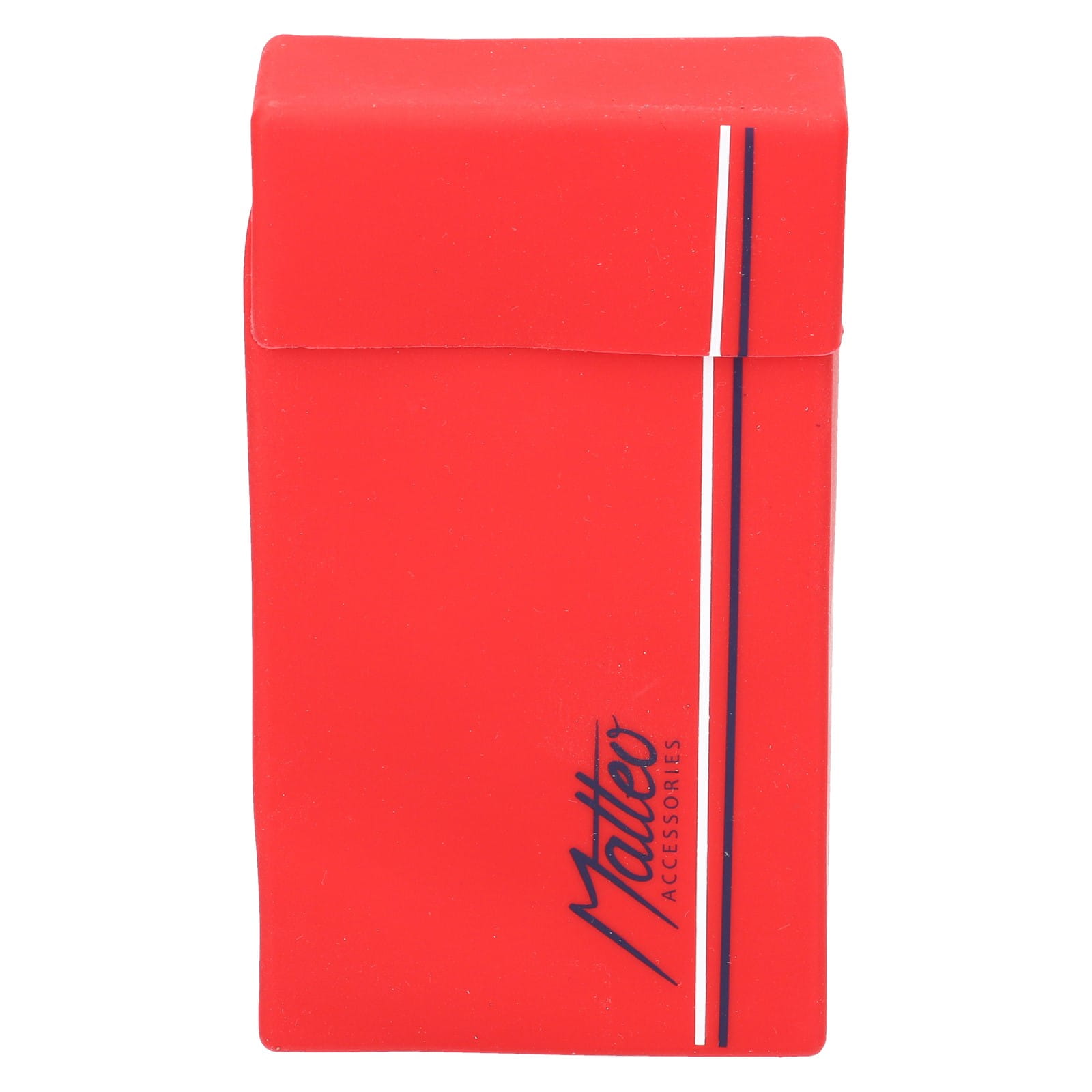 Zdjęcie przedstawia produkt Pudełko silikonowe na papierosy MATTEO THICK red.