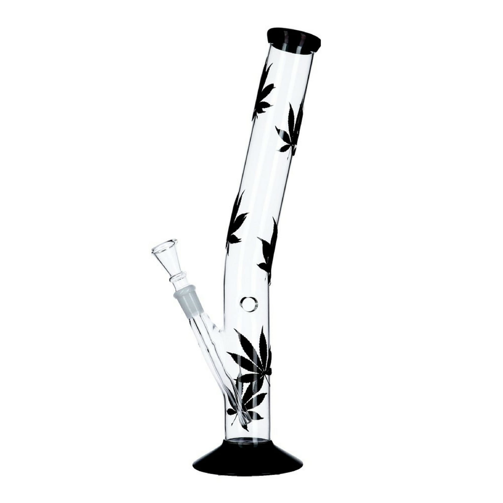 Zdjęcie przedstawia Bongo MULTI LEAF BLACK 35 cm 18,8 mm.