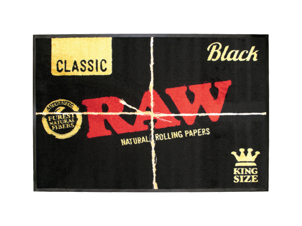 Zdjęcie przedstawia produkt Wycieraczka do Butów RAW Black Door Mat - 60 cm x 80 cm.