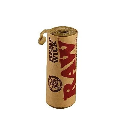 Zdjęcie przedstawia Knot konopny RAW NATURAL HEMP WICK 6m.