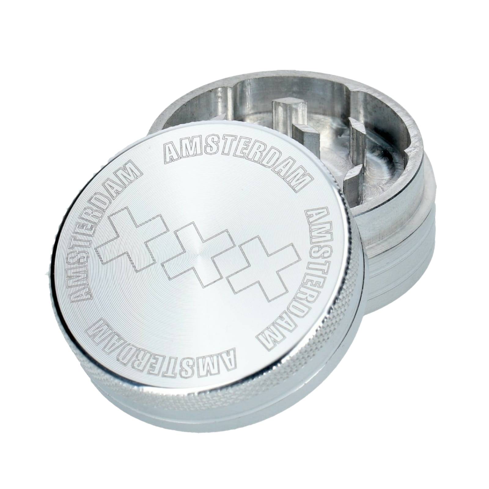 Zdjęcie przedstawia Młynek metalowy CNC AMSTERDAM 40mm.