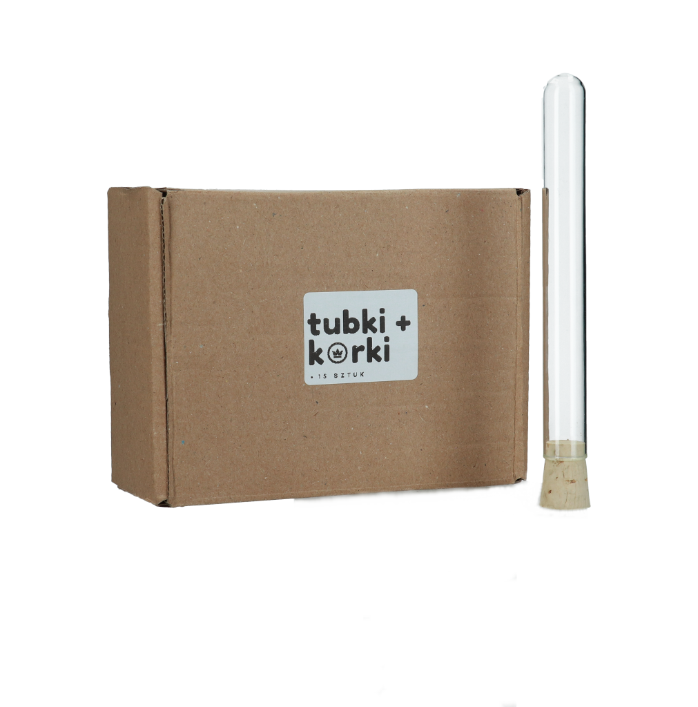 Zdjęcie przedstawia produkt Tubka szklana na jointa - 15 sztuk..