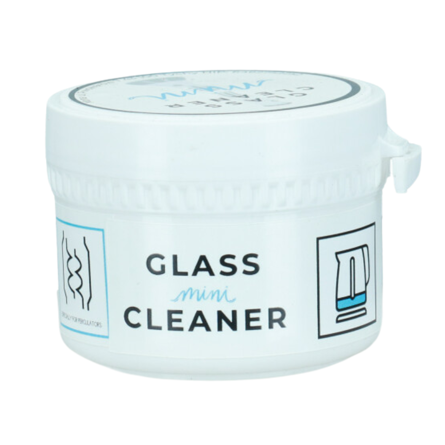 Zdjęcie przedstawia produkt Środek do mycia Bonga - Proszek Glass Cleaner Mini - 50 gram.