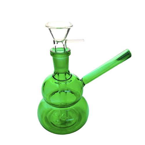 Zdjęcie przedstawia Bongo szklane Mini Bałwanek 12 cm MIX kolor.