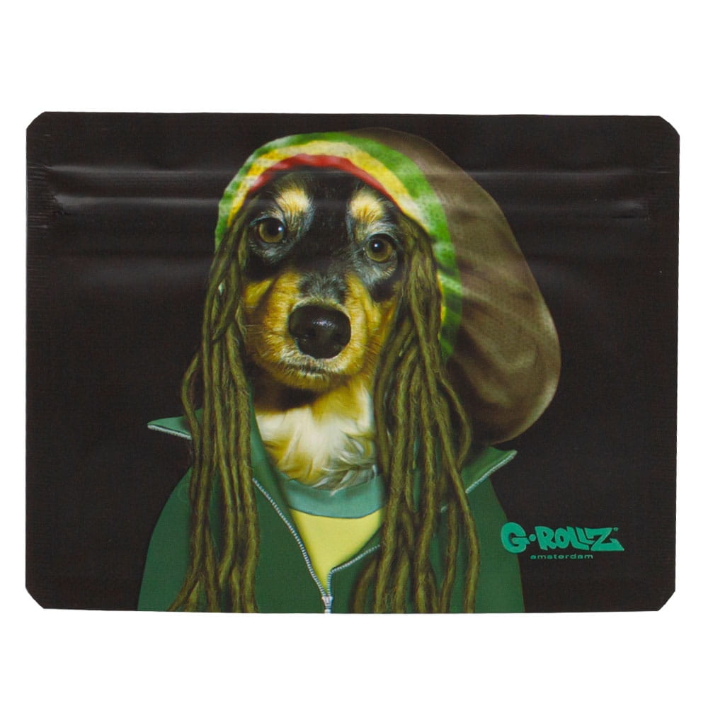 Zdjęcie przedstawia produkt Woreczek schowek G-Rollz Reggae 105x80mm.