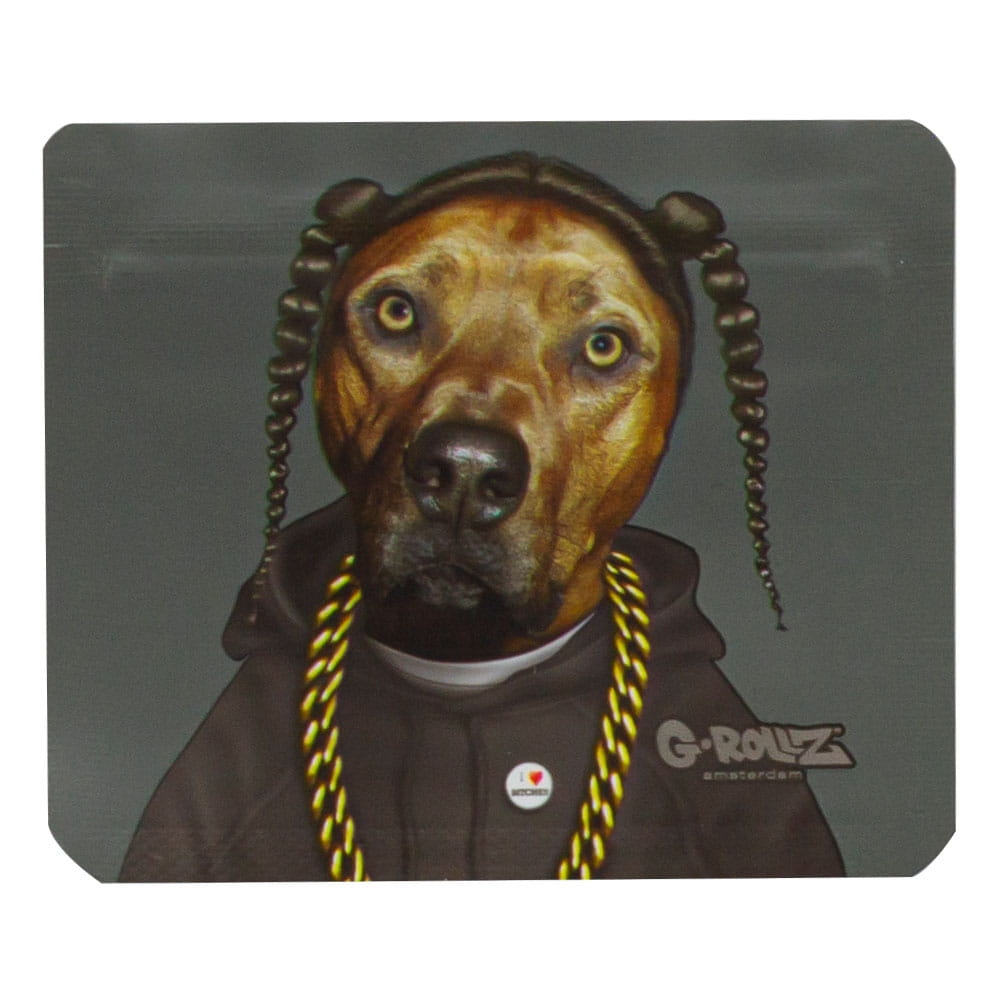 Zdjęcie przedstawia produkt Woreczek schowek G-Rollz Rap Dog 70x60mm.