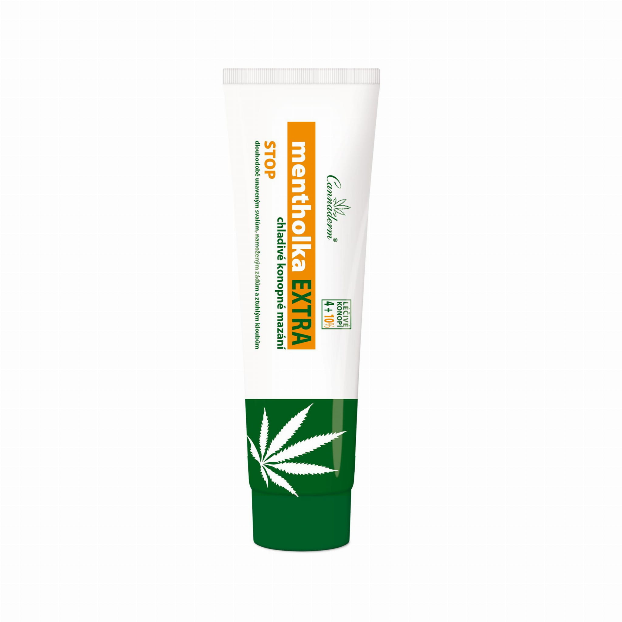 Zdjęcie przedstawia produkt Żel Chłodzący Cannaderm Mentholka Extra - 150 ml.