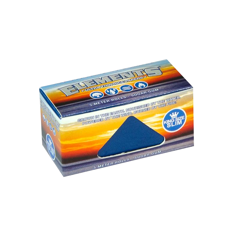 Zdjęcie przedstawia produkt Bibułka rozwijana Elements Blue Rolls Slim - 5 m.