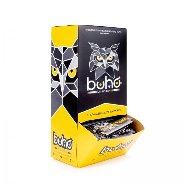Zdjęcie przedstawia produkt BOX - 100 x Bibułki BUHO Classic 1 1/4.
