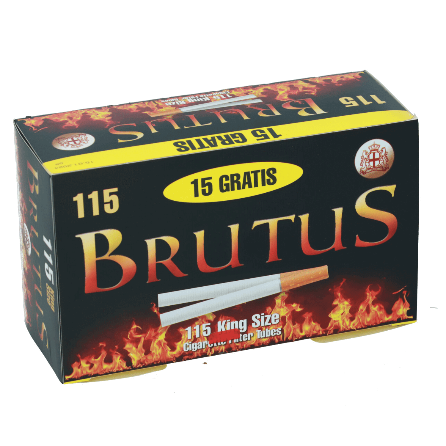 Zdjęcie przedstawia produkt Gilza Brutus 115 szt. w opakowaniu.